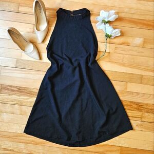 Black Lightweight backless dress